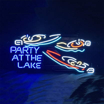 Yacht Party At The Lake Neon Signs - ME401-  DRIVEN - 1