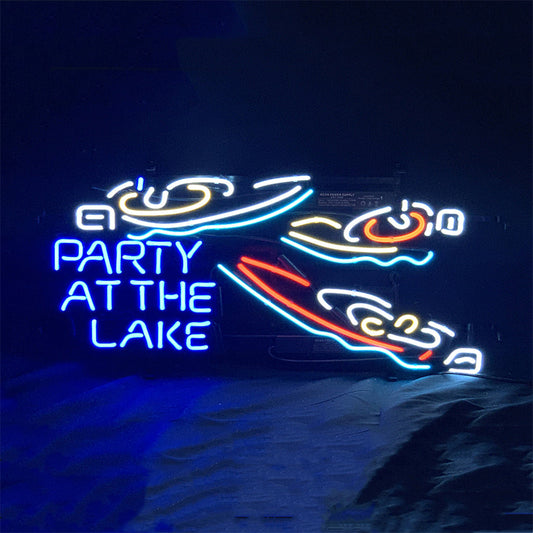 Yacht Party At The Lake Neon Signs - ME401-  DRIVEN - 1