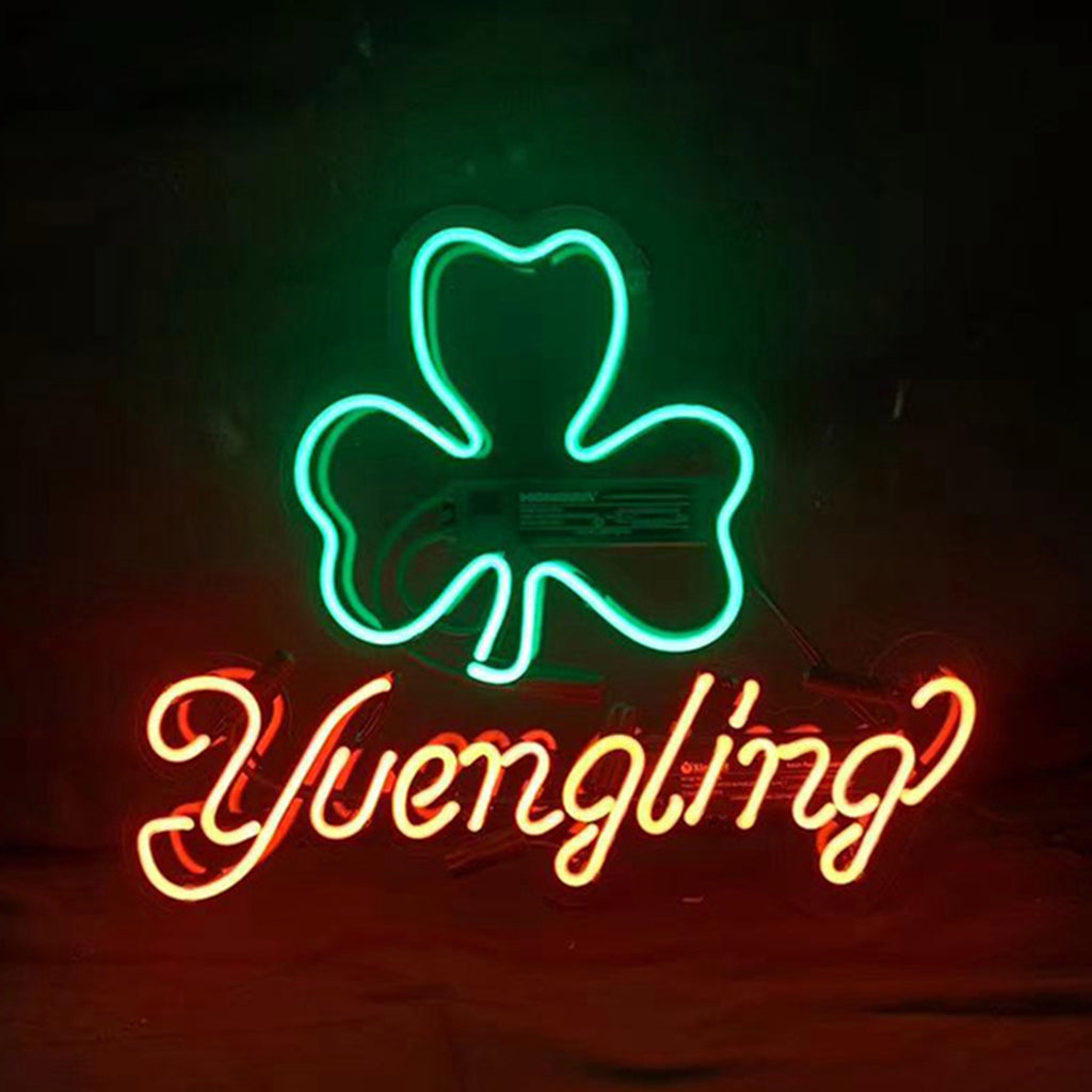 Yuengling Lager Clover Neon Light Sign - ME592-  DRIVEN - 2
