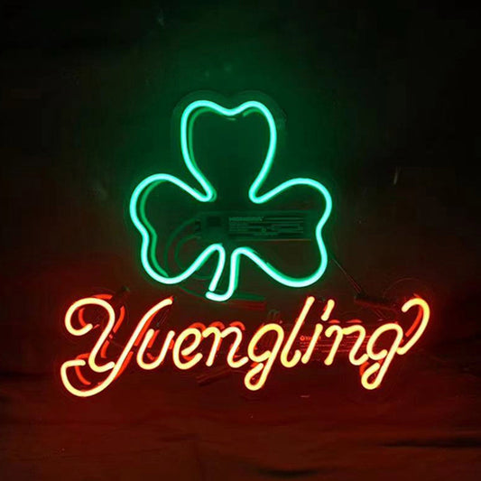 Yuengling Lager Clover Neon Light Sign - ME592-  DRIVEN - 2
