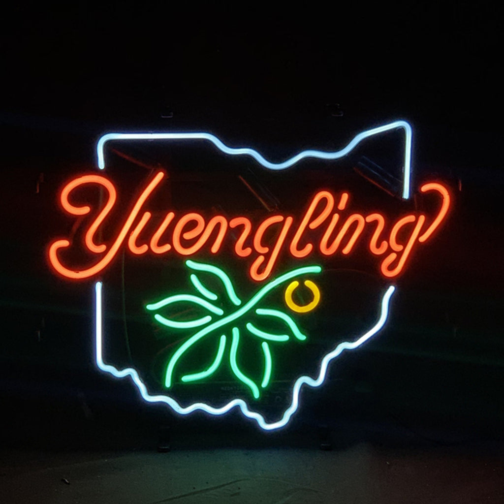 Yuengling Lager with Ohio Map Neon Sign Light - ME784-  DRIVEN - 2