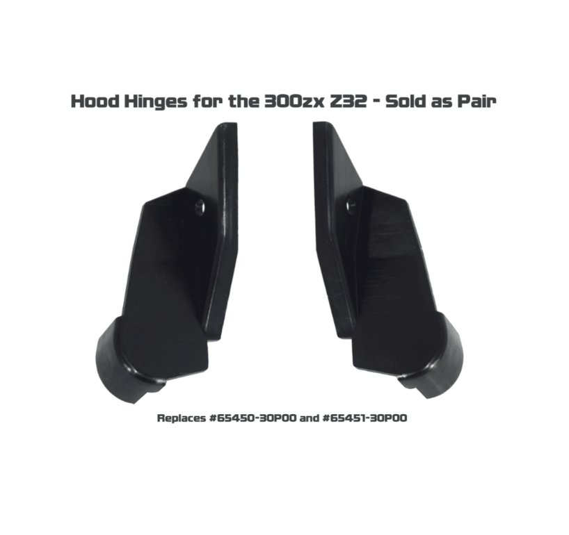 ZSPEC Hood Hinge Covers for '90-96 300zx LHD & RHD, Sold per Left/Right Set - ZSD-759079-  DRIVEN - 3