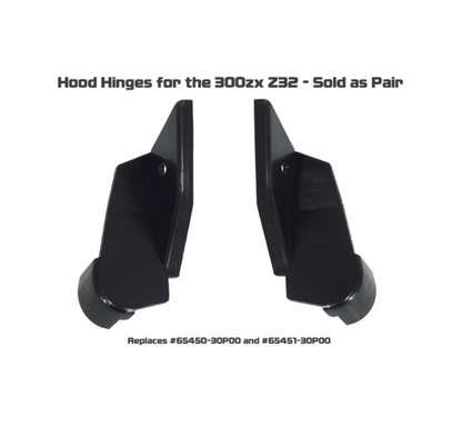 ZSPEC Hood Hinge Covers for '90-96 300zx LHD & RHD, Sold per Left/Right Set - ZSD-759079-  DRIVEN - 3