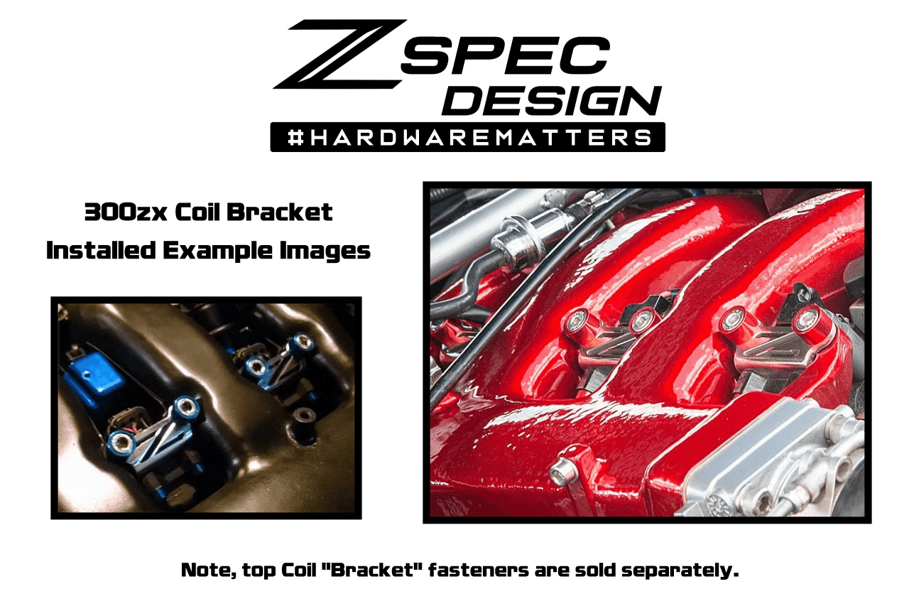 ZSPEC Coil Bracket Kit w/"Z" Cut-Out for Nissan Z32 300zx, Stainless - ZSD-192159-ZSD-192166-ZSD-192173-ZSD-192180-ZSD-192197-  DRIVEN - 3