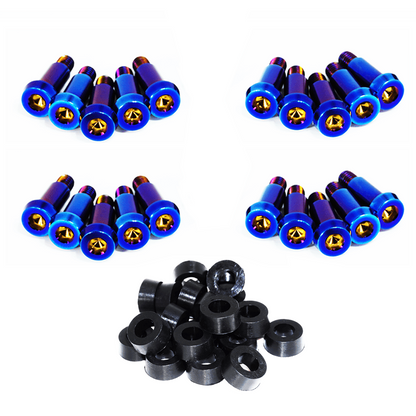 ZSPEC Shoulder-Bolt Timing Covers Fastener Kit for '84-89 Nissan 300zx Z31, Titanium - ZSD-756559-ZSD-756566-ZSD-756573-ZSD-756580-ZSD-756597-  DRIVEN - 4