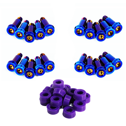 ZSPEC Shoulder-Bolt Timing Covers Fastener Kit for '84-89 Nissan 300zx Z31, Titanium - ZSD-756559-ZSD-756566-ZSD-756573-ZSD-756580-ZSD-756597-  DRIVEN - 29