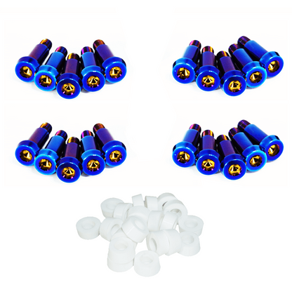 ZSPEC Shoulder-Bolt Timing Covers Fastener Kit for '84-89 Nissan 300zx Z31, Titanium - ZSD-756559-ZSD-756566-ZSD-756573-ZSD-756580-ZSD-756597-  DRIVEN - 14