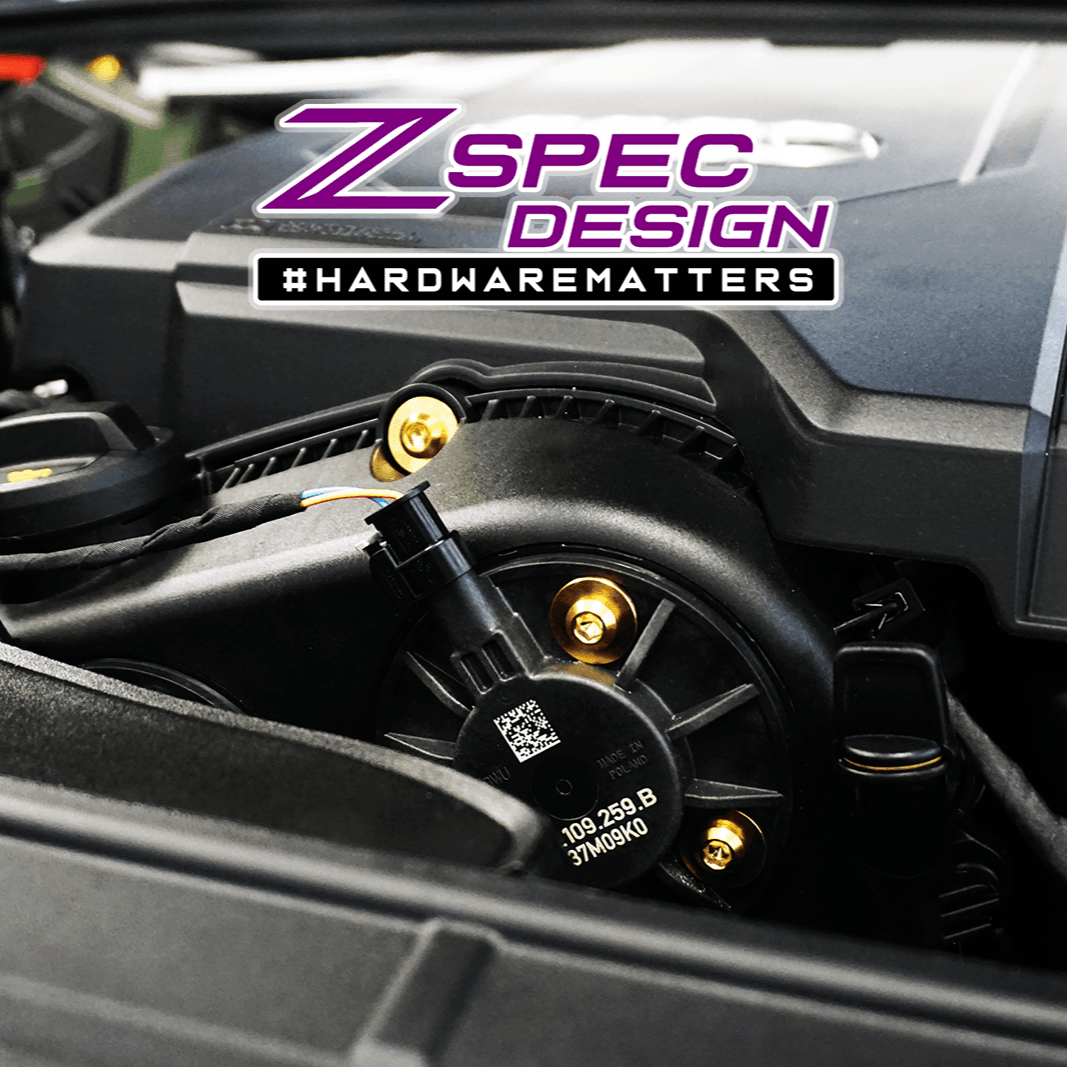 ZSPEC Stage-2 Dress Up Bolts® Fastener Kit for '18-23+ Audi A5 8W6 2.0L, Titanium - ZSD-574344-ZSD-574351-ZSD-574368-ZSD-574375-ZSD-574382-  DRIVEN - 6