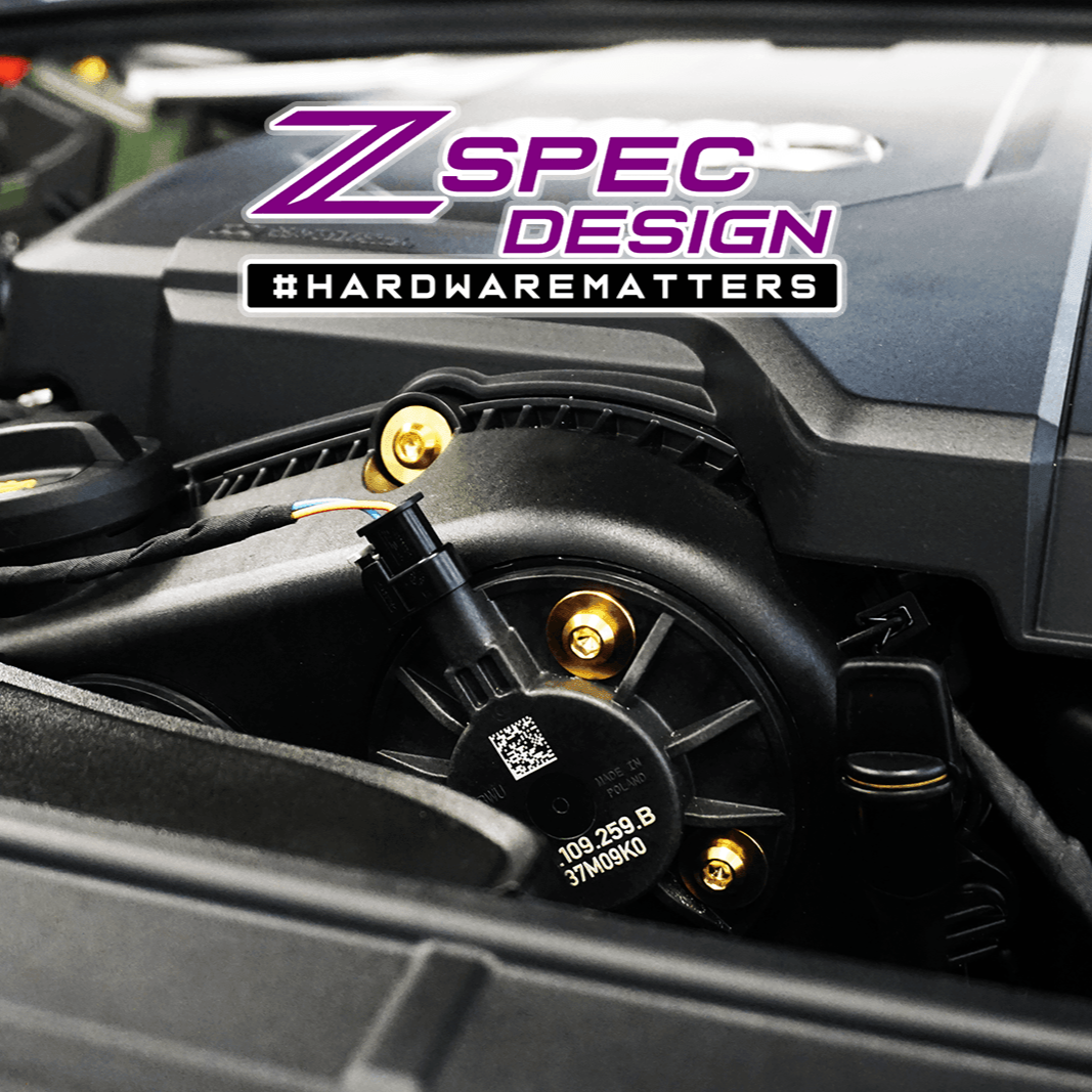 ZSPEC Stage-1 Dress Up Bolts® Fastener Kit for '18-23+ Audi A5 8W6 2.0L, Titanium - ZSD-008696-ZSD-008702-ZSD-008719-ZSD-008726-ZSD-008733-  DRIVEN - 6