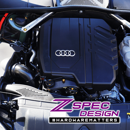 ZSPEC Stage-1 Dress Up Bolts® Fastener Kit for '18-23+ Audi A5 8W6 2.0L, Titanium - ZSD-008696-ZSD-008702-ZSD-008719-ZSD-008726-ZSD-008733-  DRIVEN - 17