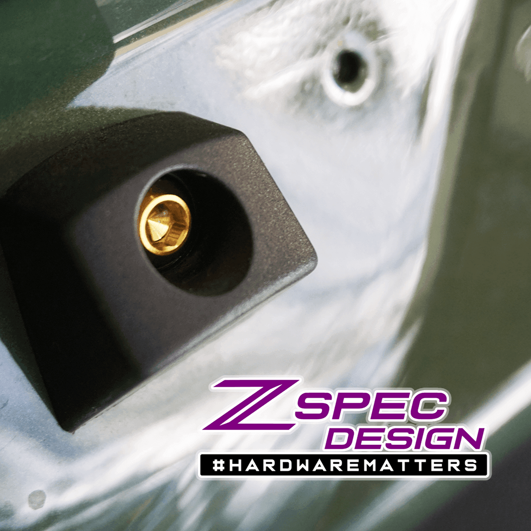 ZSPEC Dress Up Bolts® Trunk-Area Fastener Kit for '18-23+ Audi A5 8W6 2.0L, Titanium - ZSD-009075-ZSD-009082-ZSD-009099-ZSD-009105-ZSD-009112-  DRIVEN - 5