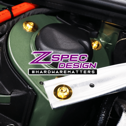 ZSPEC Stage-2 Dress Up Bolts® Fastener Kit for '18-23+ Audi A5 8W6 2.0L, Titanium - ZSD-574344-ZSD-574351-ZSD-574368-ZSD-574375-ZSD-574382-  DRIVEN - 11