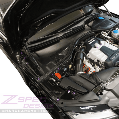 ZSPEC Stage-2 Dress Up Bolts® Fastener Kit for '12-18 Audi A7 4G8 3.0L, Stainless & Billet - ZSD-010767-ZSD-010774-ZSD-010781-ZSD-010798-ZSD-010804-  DRIVEN - 19