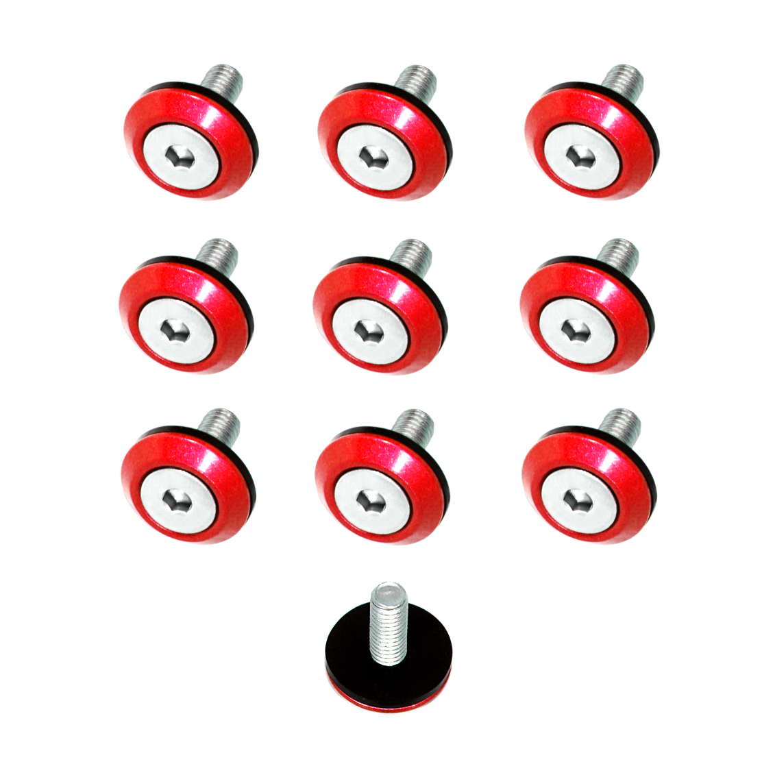 ZSPEC FHSC M5x20mm Fasteners w/Washers, Stainless & Billet, 10-Pack - ZSD-387586-ZSD-387593-ZSD-387609-ZSD-387616-ZSD-387623-  DRIVEN - 1
