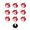 ZSPEC FHSC M5x20mm Fasteners w/Washers, Stainless & Billet, 10-Pack