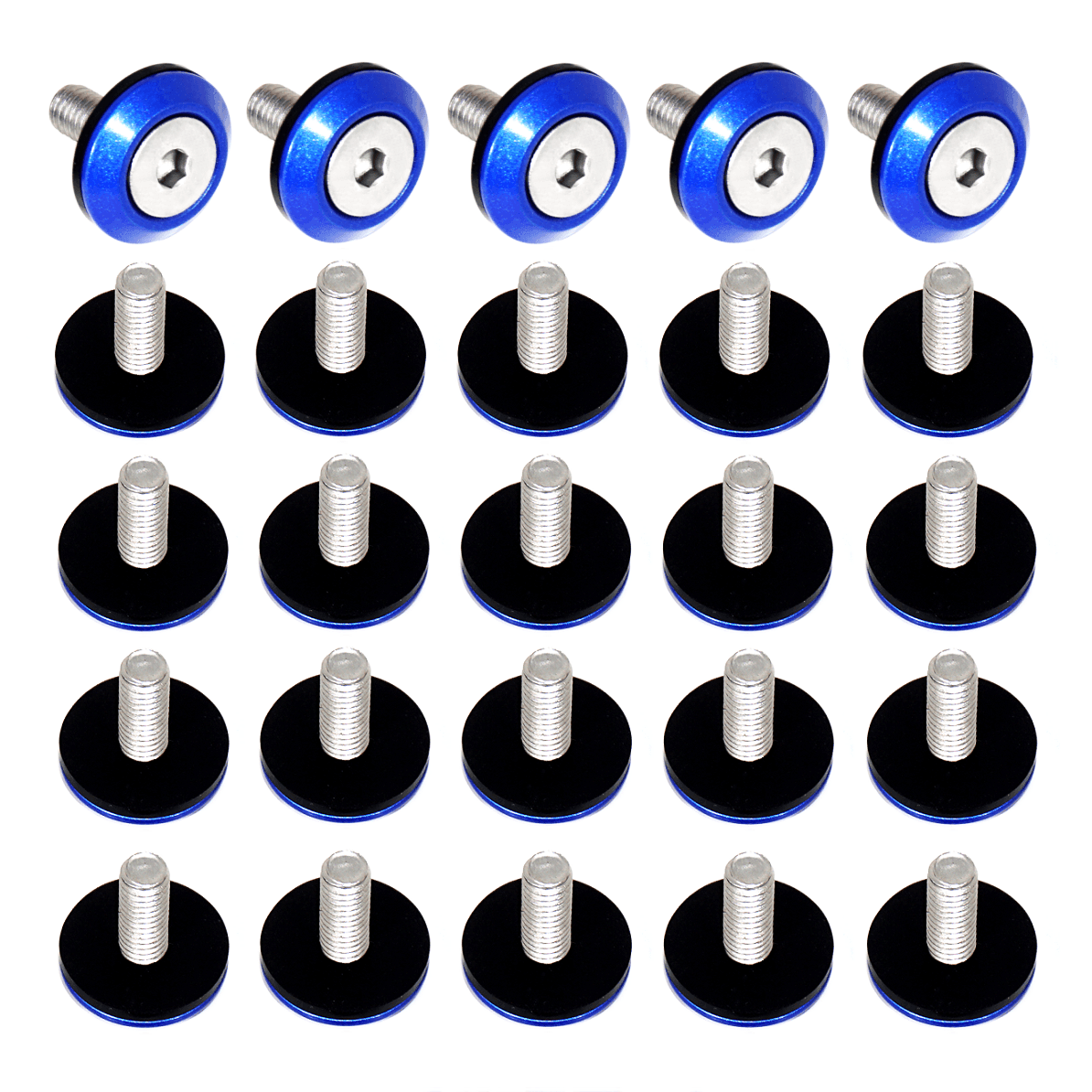 ZSPEC 25-Pack, FHSC M6x20mm Stainless & Billet Finish Washers, Silicone Washers - ZSD-564901-ZSD-564918-ZSD-564925-ZSD-564932-ZSD-564949-  DRIVEN - 4