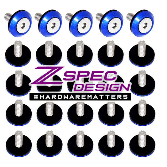 ZSPEC 25-Pack, FHSC M6x20mm Stainless & Billet Finish Washers, Silicone Washers - ZSD-564901-ZSD-564918-ZSD-564925-ZSD-564932-ZSD-564949-  DRIVEN - 1