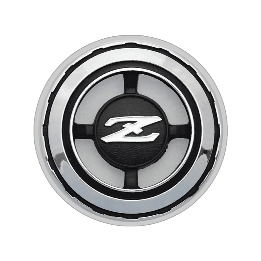 Datsun S30 Quarter-Window Emblem Vinyl Decal / Sticker, Round 3.1" - ZSD-010194-  DRIVEN - 1