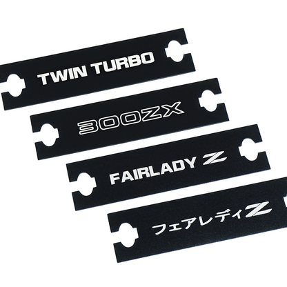 ZSPEC Clock Hole-Cover Plate for '90-99 Nissan 300zx Z32 Stereo Bezels, Laser-Etched - ZSD-375903-ZSD-375910-ZSD-375927-ZSD-375934-ZSD-375941-  DRIVEN - 1