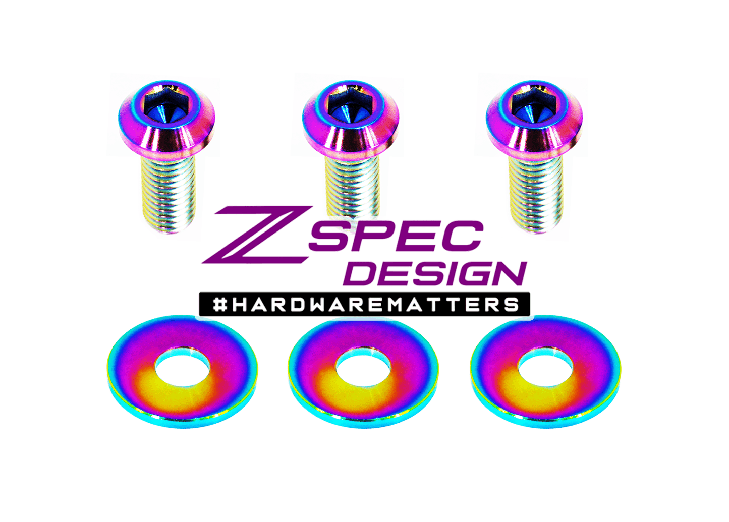 ZSPEC Crank Angle Sensor CAS Bolts for Nissan Z32 300zx & Skyline GT-R, Titanium - ZSD-390593-ZSD-390609-ZSD-390616-ZSD-390623-ZSD-390630-  DRIVEN - 5