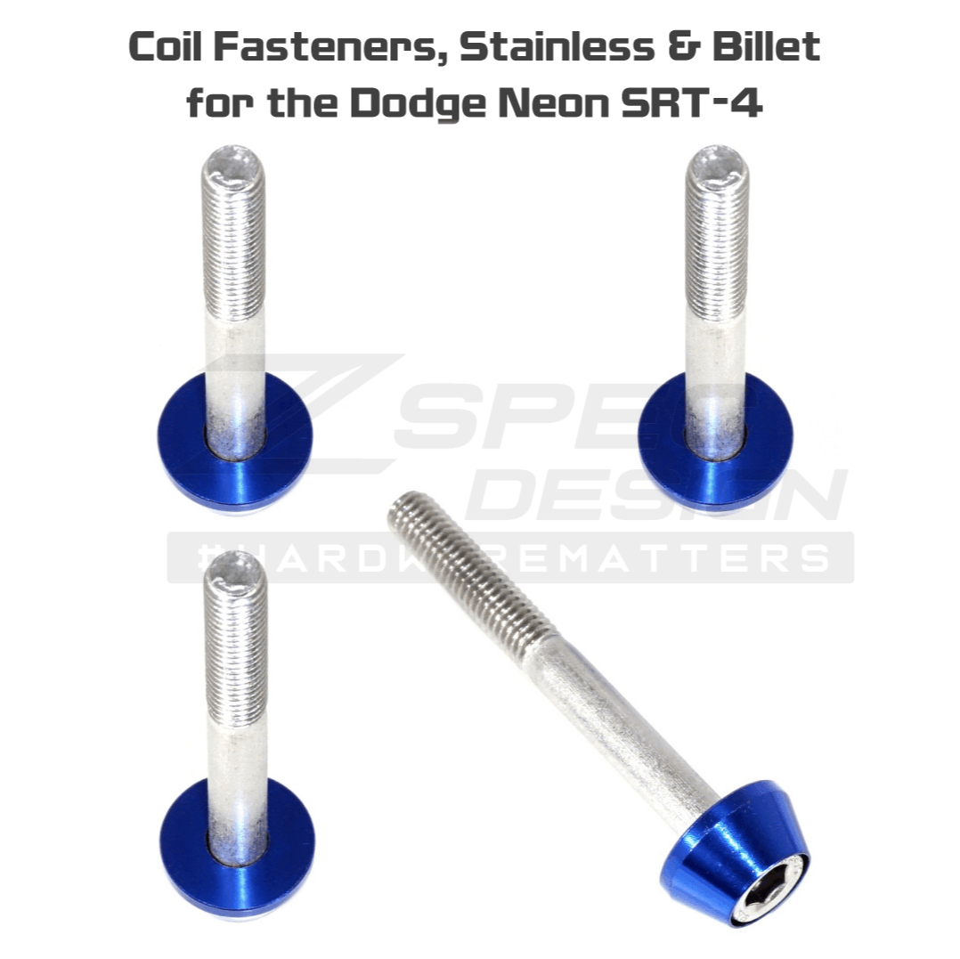 ZSPEC Coil Fasteners for '03-05 Dodge Neon SRT-4, Stainless & Billet - ZSD-762420-ZSD-762437-ZSD-762444-ZSD-762451-ZSD-762468-  DRIVEN - 4