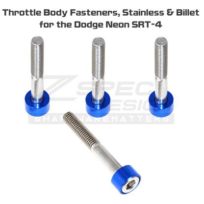 ZSPEC Throttle Body Fasteners for '03-05 Dodge Neon SRT-4, Stainless & Billet - ZSD-762277-ZSD-762284-ZSD-762291-ZSD-762307-ZSD-762314-  DRIVEN - 3