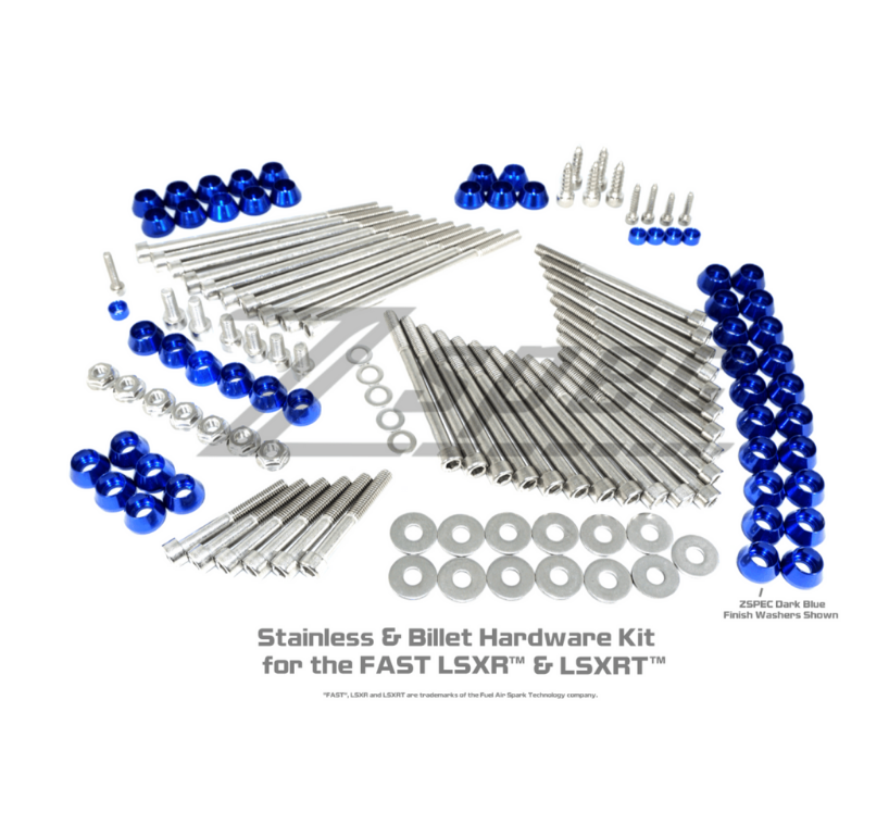 ZSPEC Dress Up Bolts® Kit for FAST 102mm LSXR and LSXRT Manifolds, Stainless & Billet - ZSD-565380-ZSD-565397-ZSD-565403-ZSD-565410-ZSD-565427-  DRIVEN - 1