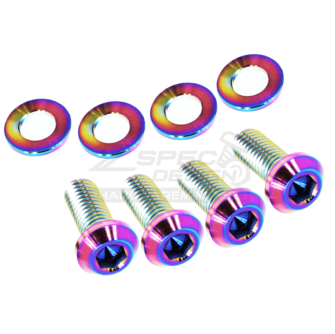 ZSPEC Hood Dress Up Bolts® Fastener Kit for Nissan Z32 300zx, Titanium - ZSD-390968-ZSD-390975-ZSD-390982-ZSD-390999-ZSD-391002-  DRIVEN - 1