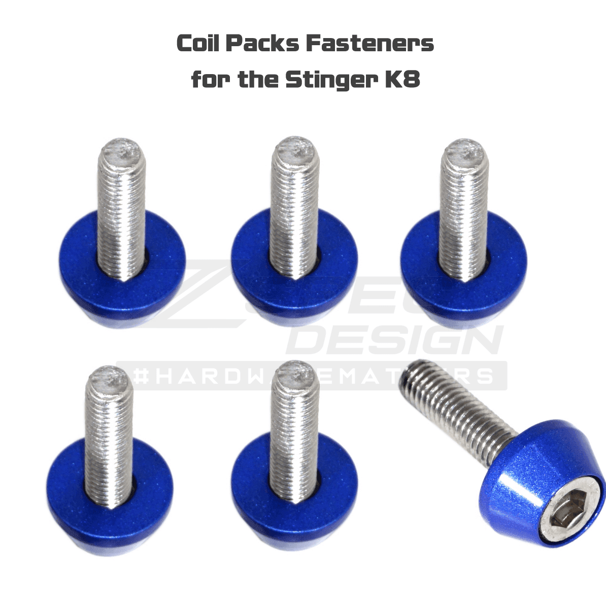 ZSPEC Coil Packs Fastener Kit for '18+ Stinger GT, Stainless & Billet Hardware - ZSD-760495-ZSD-760501-ZSD-760518-ZSD-760525-ZSD-760532-  DRIVEN - 3
