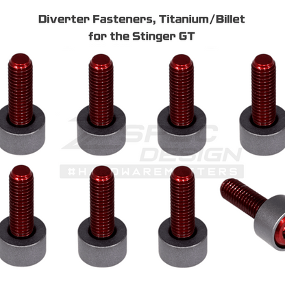 ZSPEC Stage-3 Dress Up Bolts® Fastener Kit for '18+ Stinger GT, Titanium & Billet