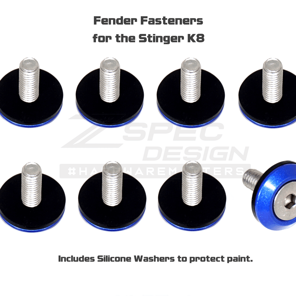 ZSPEC Fenders Fastener Kit for '18+ Stinger GT K8, Stainless & Billet Hardware - ZSD-003578-ZSD-003585-ZSD-003592-ZSD-003608-ZSD-003615-  DRIVEN - 3