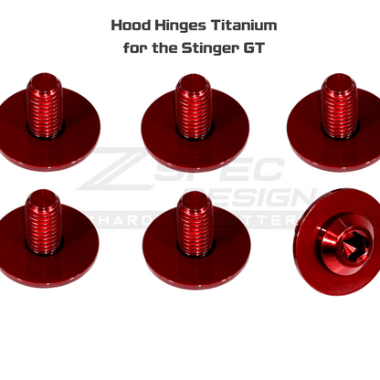 ZSPEC Stage-3 Dress Up Bolts® Fastener Kit for '18+ Stinger GT, Titanium & Billet