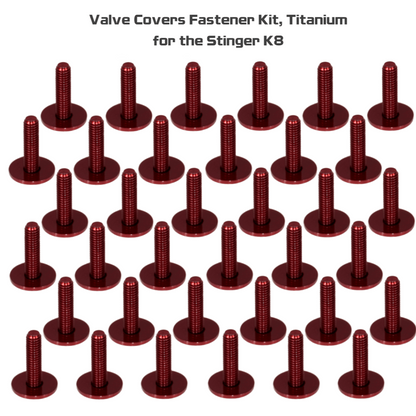 ZSPEC Stage-3 Dress Up Bolts® Fastener Kit for '18+ Stinger GT, Titanium & Billet