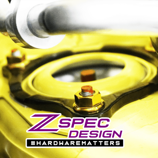 ZSPEC Shock Tower Nuts for Nissan 350z/G35/370z/G37/RZ34/Q, Grade-5 Titanium - ZSD-564413-ZSD-564420-ZSD-564437-ZSD-564444-ZSD-564451-  DRIVEN - 1