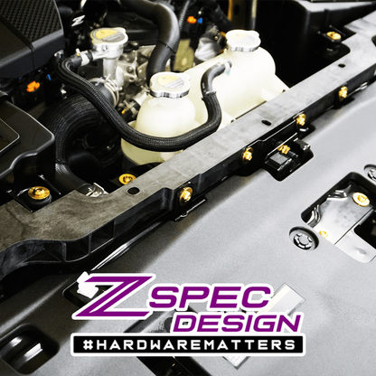 ZSPEC Stage-1 Dress Up Bolts® Hardware Kit for Nissan Z RZ34, Titanium - ZSD-389764-ZSD-389771-ZSD-389788-ZSD-389795-ZSD-389801-  DRIVEN - 14