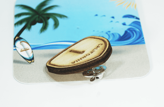 ZSPEC Pacific Coast Highway (PCH) Route 1 Wooden Lapel/Hat Pin - ZSD-010378-  DRIVEN - 2