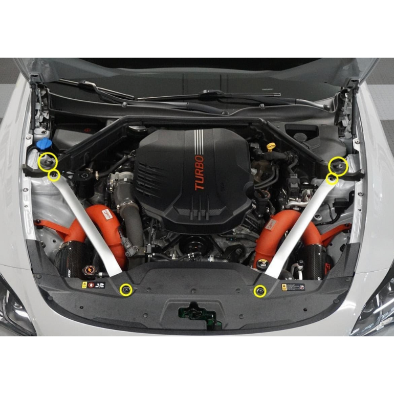 ZSPEC Struts & Struts Tower Brace Fasteners for '18+ Stinger GT, Titanium - ZSD-761157-ZSD-761164-ZSD-761171-ZSD-761188-ZSD-761195-  DRIVEN - 2