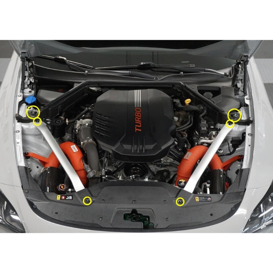 ZSPEC Struts & Struts Tower Brace Fasteners for '18+ Stinger GT, Titanium - ZSD-761157-ZSD-761164-ZSD-761171-ZSD-761188-ZSD-761195-  DRIVEN - 2