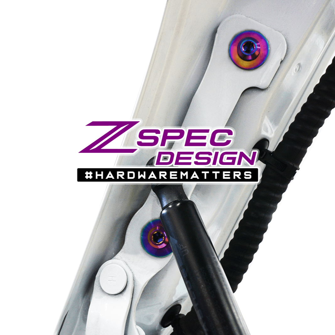 ZSPEC Stage-3 Dress Up Bolts® Fastener Kit for the Tesla Model 3, Grade-5 Titanium - ZSD-582585-ZSD-582592-ZSD-582608-ZSD-582615-ZSD-582622-  DRIVEN - 5