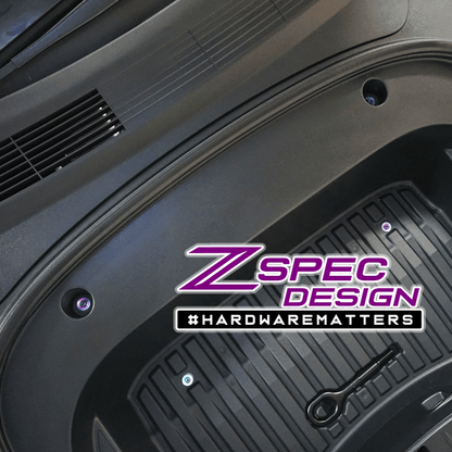ZSPEC Stage-3 Dress Up Bolts® Fastener Kit for the Tesla Model 3, Grade-5 Titanium - ZSD-582585-ZSD-582592-ZSD-582608-ZSD-582615-ZSD-582622-  DRIVEN - 12