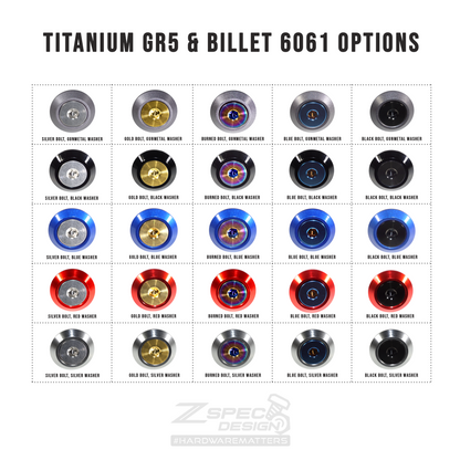 ZSPEC Hood Latch & Hinges Fasteners for '22+ Nissan Frontier D41, Titanium & Billet - ZSD-763021-ZSD-763038-ZSD-763045-ZSD-763052-ZSD-763069-  DRIVEN - 2
