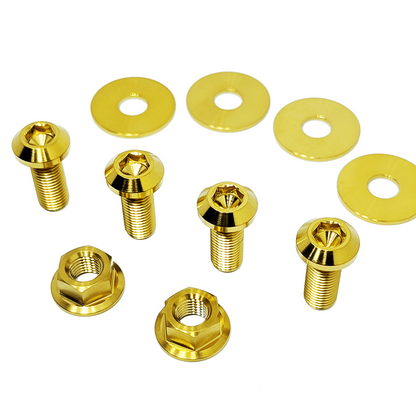 ZSPEC Strut Brace Fasteners for Nissan 370z, M10-1.25 Hardware, Titanium - ZSD-006043-ZSD-006050-ZSD-006067-ZSD-006074-ZSD-006081-  DRIVEN - 1