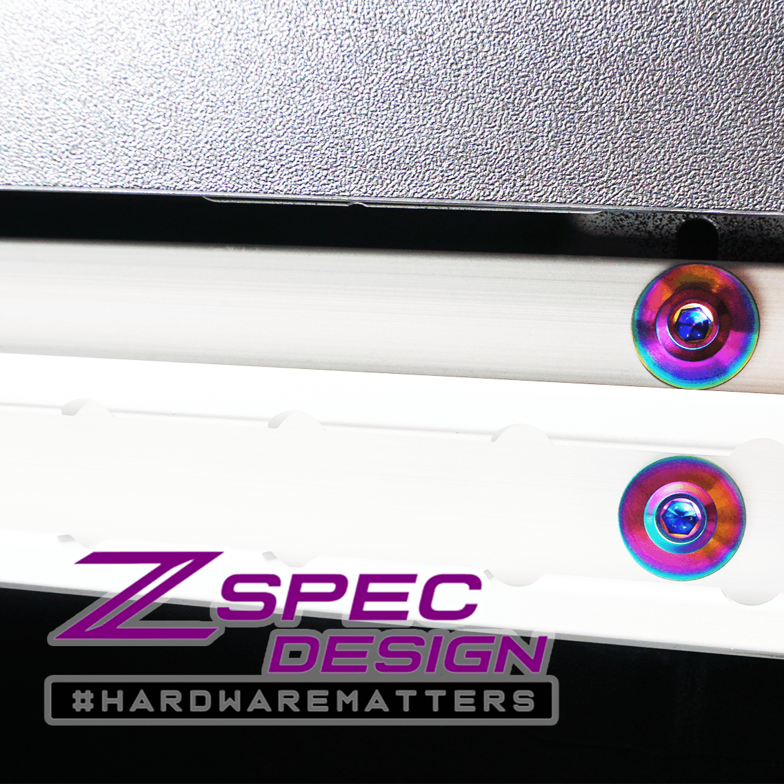 ZSPEC Utili-Track Sides & Rear Fastener Kit for '05+ Nissan Frontier D40/D41, Titanium - ZSD-392214-ZSD-392221-ZSD-392238-ZSD-392245-ZSD-392252-  DRIVEN - 7