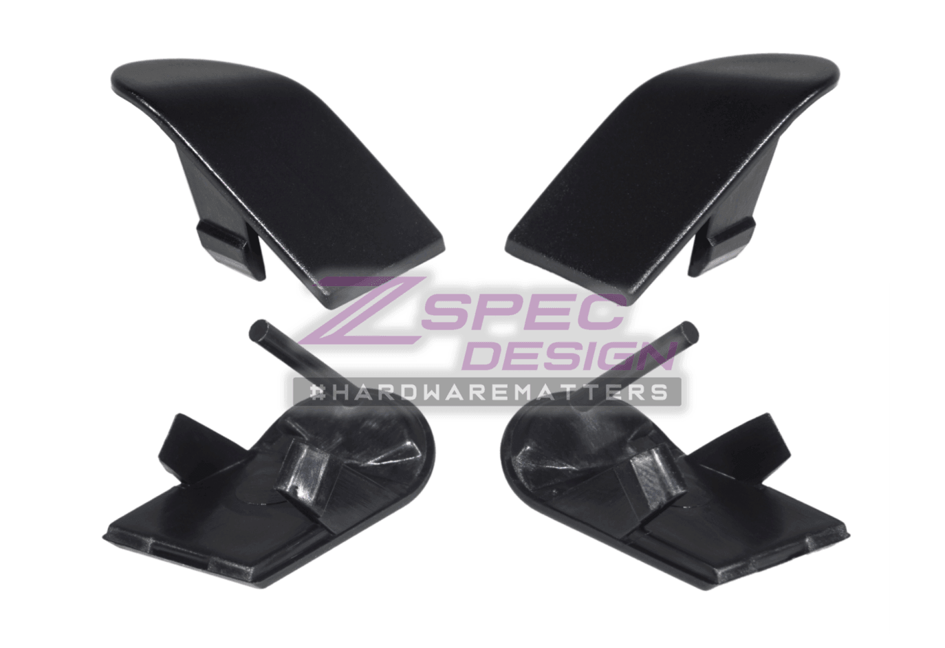 ZSPEC LHD Radio Bezel Top Screw Cover for '90-96 Nissan 300ZX, Left/Right Pair - ZSD-199165-  DRIVEN - 3