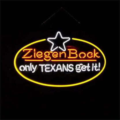 Ziegen Bock Only Texans Get it Neon Light Sign - ME266-  DRIVEN - 2