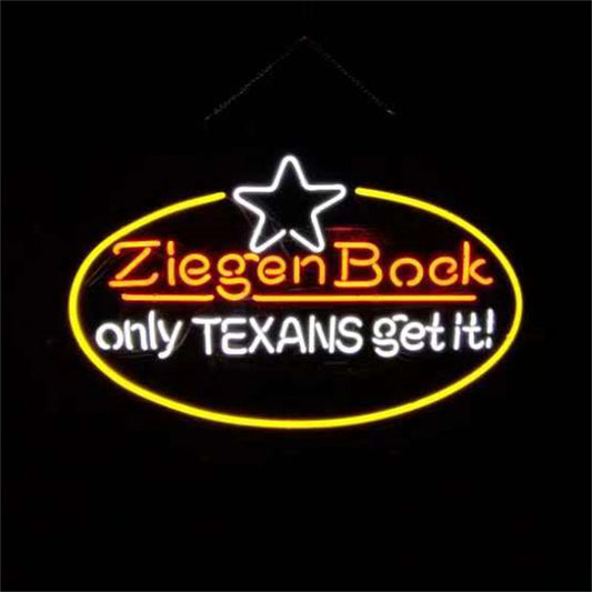 Ziegen Bock Only Texans Get it Neon Light Sign - ME266-  DRIVEN - 2
