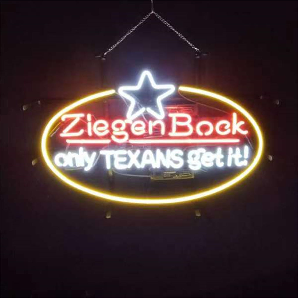 Ziegen Bock Only Texans Get it Neon Light Sign - ME266-  DRIVEN - 1