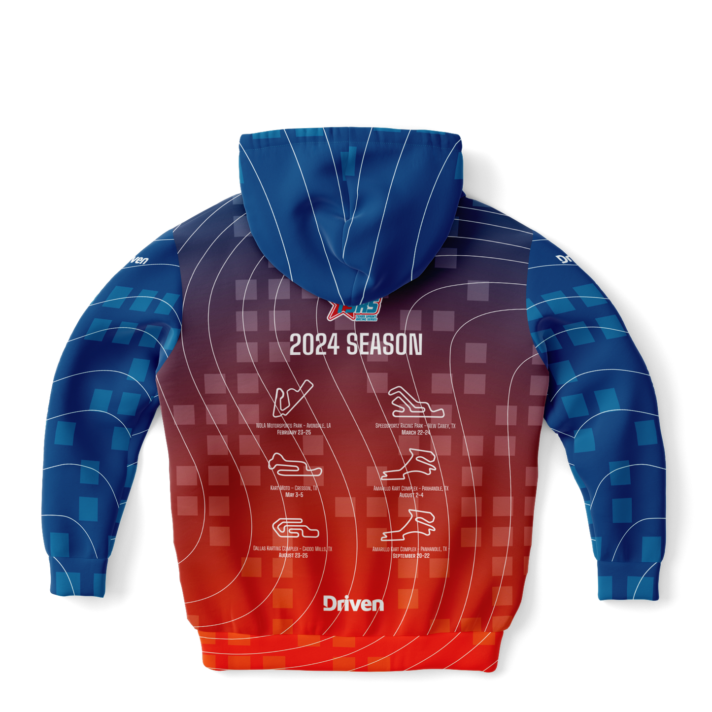 DRIVEN | TSRS '24 | Hoodie - Child - Red/Blue - | DRIVEN | - SBKHDA-556869-XXS-SBKHDA-556869-XS-SBKHDA-556869-S-SBKHDA-556869-M-SBKHDA-556869-L-SBKHDA-556869-XL