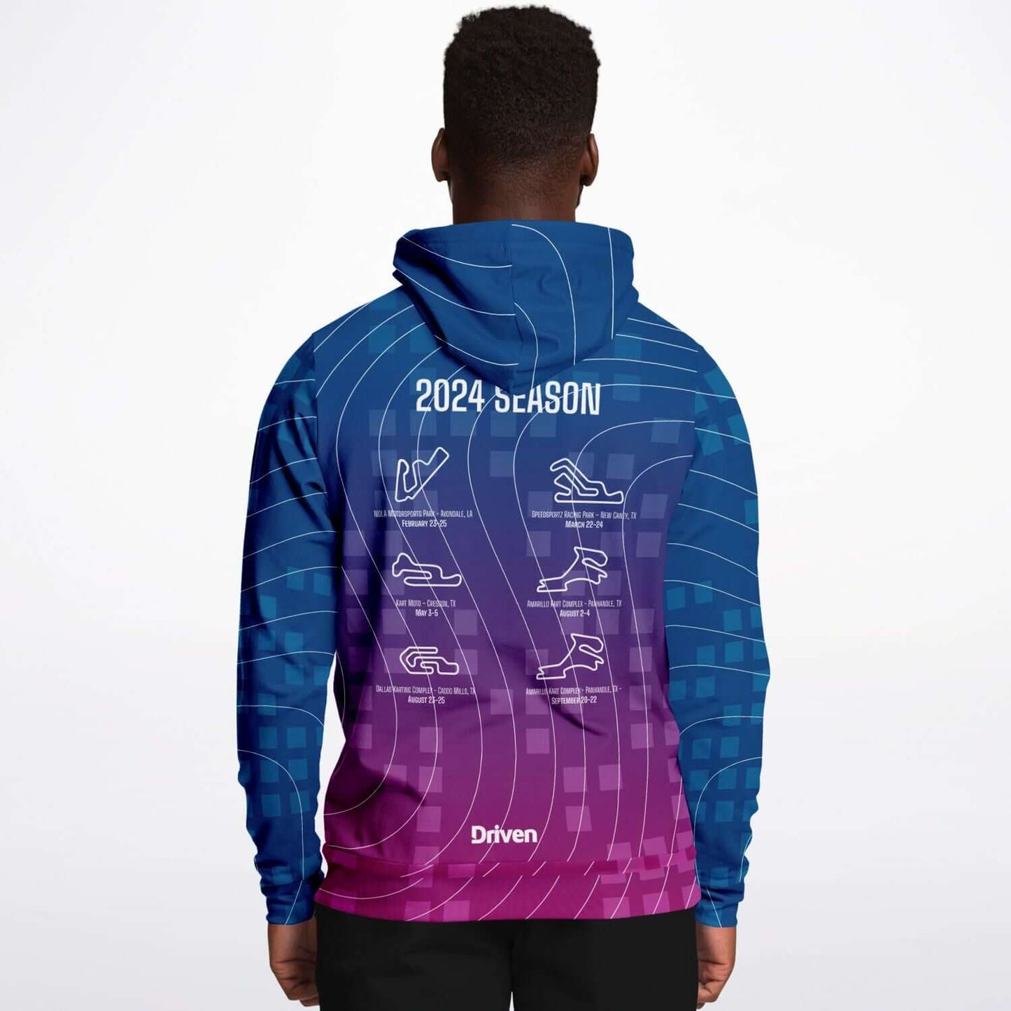 DRIVEN | TSRS '24 | Hoodie - Adult - Pink/Blue - | DRIVEN | - SBHDA-536475-XS-SBHDA-536475-S-SBHDA-536475-M-SBHDA-536475-L-SBHDA-536475-XL-SBHDA-536475-2XL-SBHDA-536475-3XL-SBHDA-536475-4XL