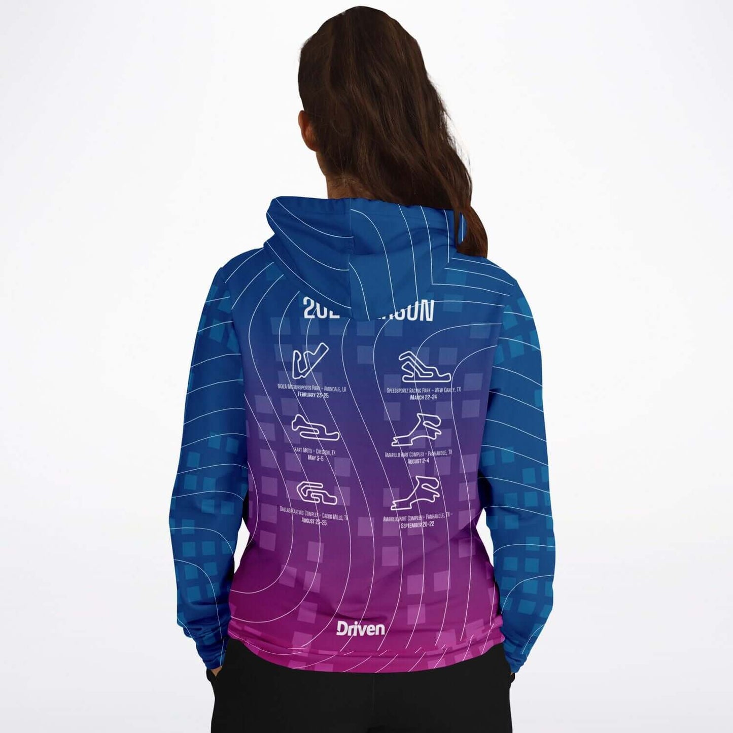 DRIVEN | TSRS '24 | Hoodie - Adult - Pink/Blue